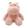 Plush toy hippo Harvey ροζ (medium) label label