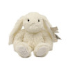 Plush toy rabbit Rosa ivory (small) label label