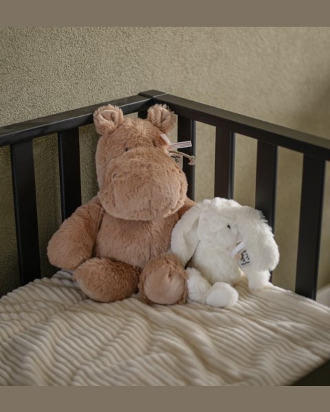 Plush toy rabbit Rosa ivory (small) label label