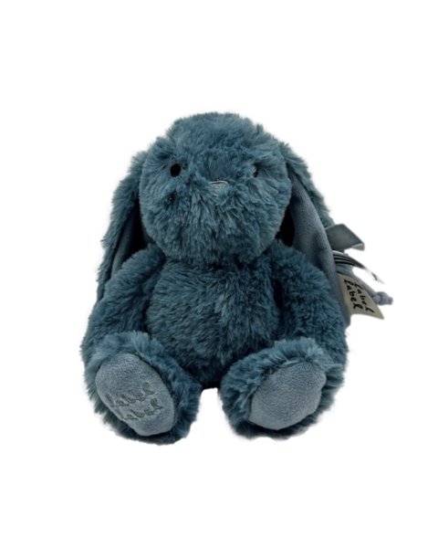 Plush toy rabbit Rosa blue (small) label label