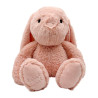 Plush toy rabbit Rosa pink (large) label label