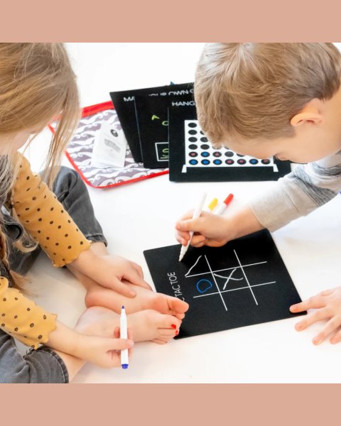 Μαυροπίνακες κιμωλίας σετ 5τμχ Montessori Jaq Jaq Bird (3+ ετών)