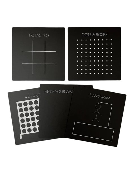 5 Dry Erase Montessori Chalk Board Set Jaq Jaq Bird (3+ years)