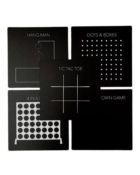 5 Dry Erase Montessori Chalk Board Set Jaq Jaq Bird (3+ years)