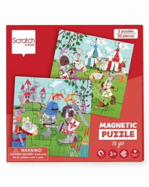 Toy Scratch Magnetic puzzle Knights 20pcs (3+ years)