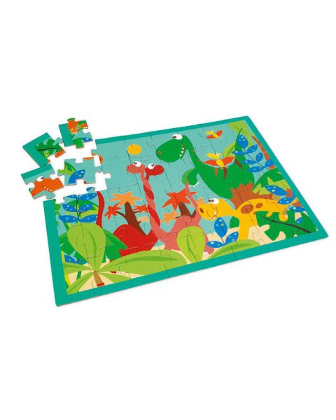 Puzzle Scratch The World of Dinosaurs 40pcs