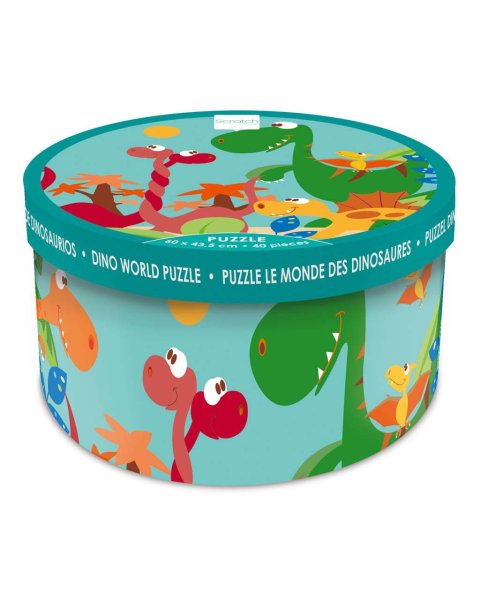 Puzzle Scratch The World of Dinosaurs 40pcs