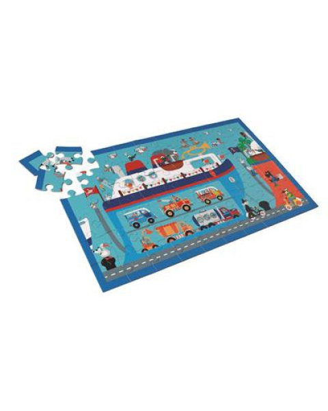 Puzzle Scratch Ferry Boat 60pcs