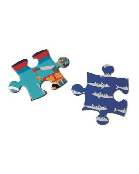 Puzzle Scratch Ferry Boat 60pcs