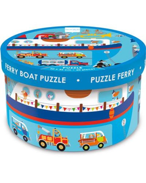 Puzzle Scratch Ferry Boat 60pcs
