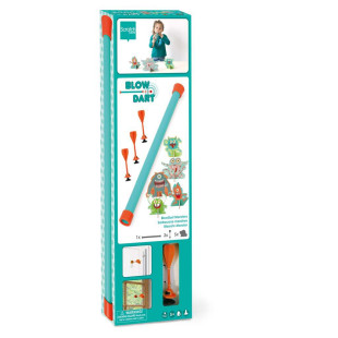 Φυσοκάλαμο με στόχους Blow Dart Monsters Scratch (5+ ετών)