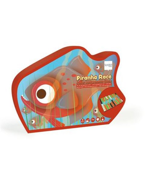 Backgammon junior Piranha Scratch (7+ years)