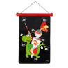 2-Sided Magnetic Scratch Target with 6 Darts-Knights (5+ years)
