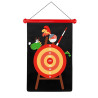 2-Sided Magnetic Scratch Target with 6 Darts-Knights (5+ years)