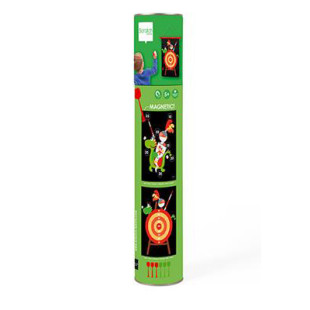 2-Sided Magnetic Scratch Target with 6 Darts-Knights (5+ years)