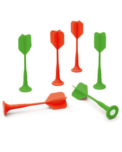 2-Sided Magnetic Scratch Target with 6 Darts-Jungle (5+ years)