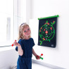2-Sided Magnetic Scratch Target with 6 Darts-Jungle (5+ years)