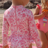 Swimsuit True Blue with ruffles (12 months-5 years)