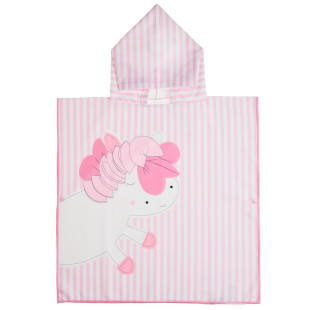 Towel poncho True Blue unicorn 120x60cm