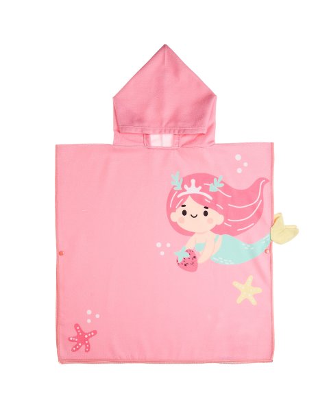 Towel poncho True Blue strawberry girl 120x60cm