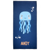 Beach towel True Blue jellyfish 150x75cm