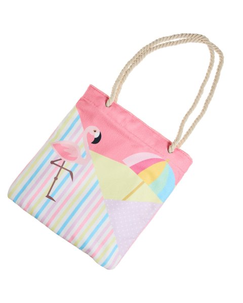Beach bag-towel flamingo 150x75cm