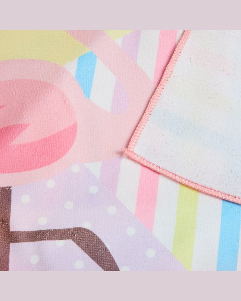 Beach bag-towel flamingo 150x75cm