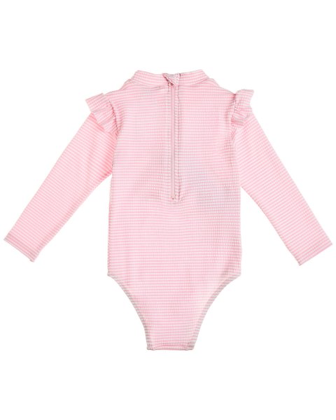 Swimsuit True Blue with waffle texture (6 months-5 years)