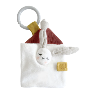 Fabric mobile rabbit book Kikadu (6+ months)