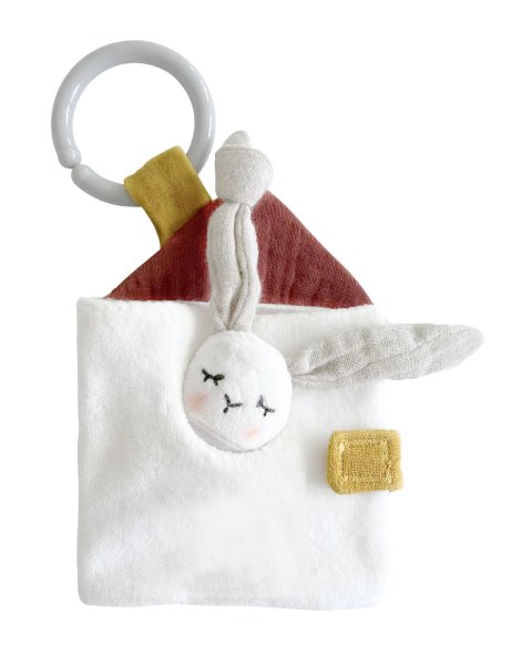Fabric mobile rabbit book Kikadu (6+ months)