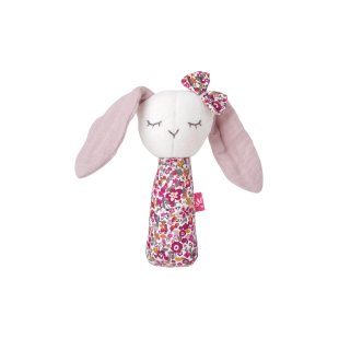 Soft toy rabbit with sound Kikadu (3+ months)