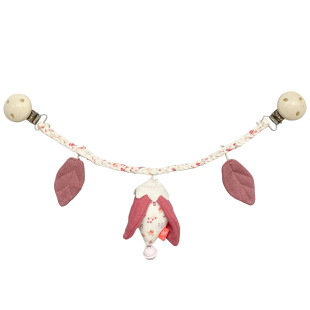Stroller chain with flowers Kikadu (0+ months)