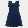 Dress with frilled shoulders and strass (9 months-5 years)