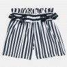 High-waisted shorts with decorative bows (2-5 years)