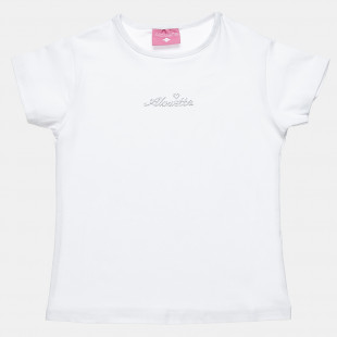 Μπλούζα με στρας (12 μηνών-5 ετών)