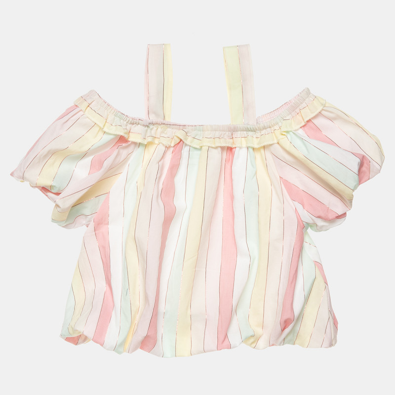 Blouse with balloon sleeves (2-5 years)