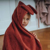 Hooded towel rabbit Kikadu 80x80cm