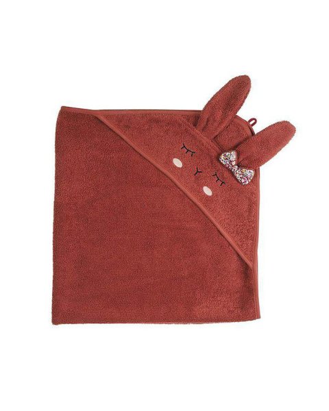Hooded towel rabbit Kikadu 80x80cm