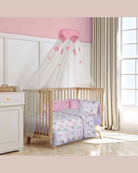 3-piece princess sheet set (sheets 130x170, pillowcase)