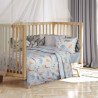 3-piece animals sheet set (sheets 130x170, pillowcase)