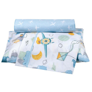 3-piece planes sheet set (sheets 130x170, pillowcase)
