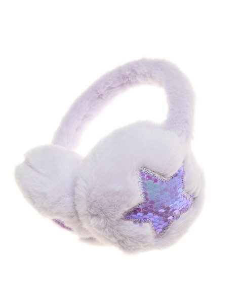Fluffy Earmuffs with sequins (5-10 years)