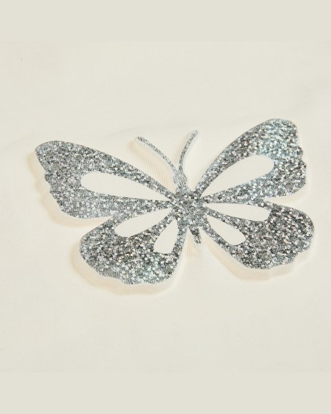 Top Five Star with embossed butterfly design (12 months-5 years)