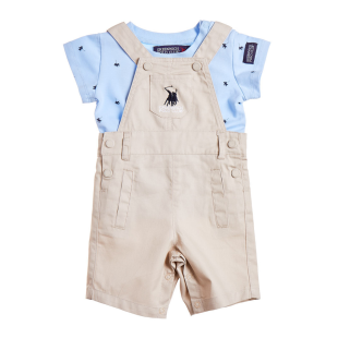Overall Greenwich Polo Club with top (3-18 months)