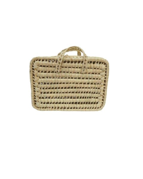 Small suitcase Kikadu from palm leaves