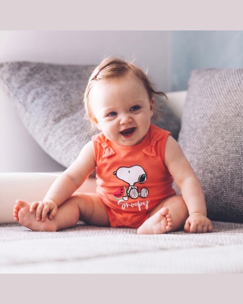 Babygrow Snoopy with embossed elements (1-12 months)