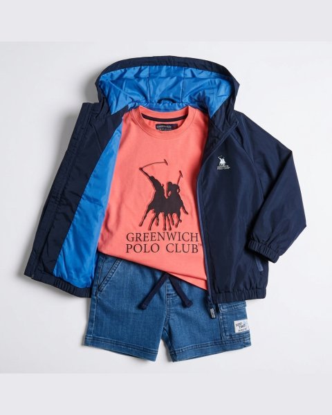 Denim shorts True Blue with pockets (12 months-5 years)