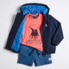 Denim shorts True Blue with pockets (12 months-5 years)