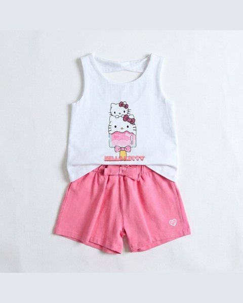 Top Hello Kitty with glitter details (12 months-5 years)