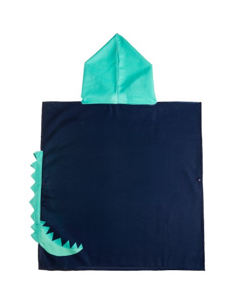 Towel poncho True Blue crocodile 120x60cm